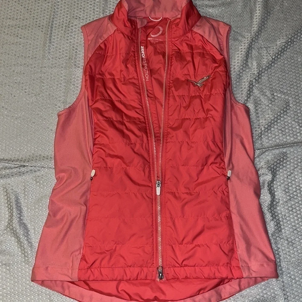 Zero Restriction Tess Vest Womens Primaloft Dual Direction Zipper Pink Sz M - Picture 8 of 11